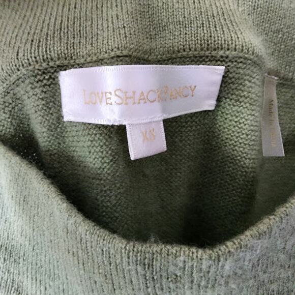 LoveShackFancy Nala Tie Dye Cashmere Blend Overalls Tie Strap Belted Jumpsuit Xs - Picture 5 of 12